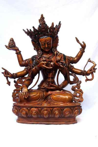 Ushnisha Vijaya Aka. Namgyalma, [chocolate Color Oxidation], [old Post], [remakable]