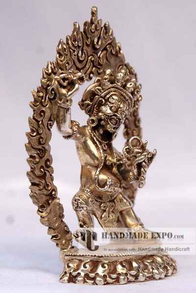 Vajrapani, [full Silver Plated]