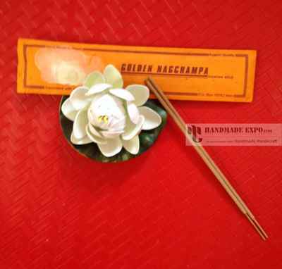 [hq], Golden Nagacmapa Incense Sticks [quality Control In Herbs Selection]