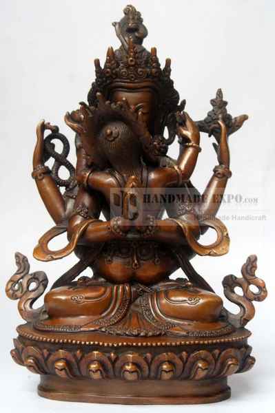 Chenrezig With Consort, [shakti], Yab-yum