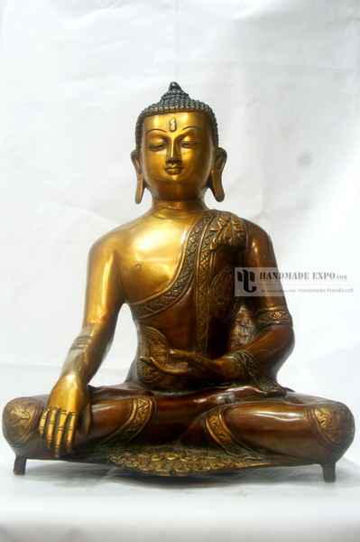 Shakyamuni Buddha Double Color Oxidation