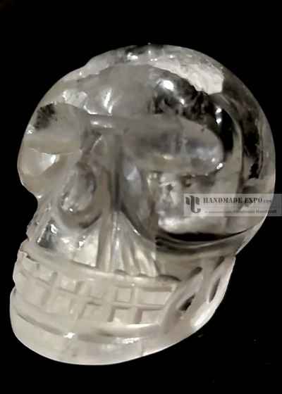 Medium Clear Crystal Skull