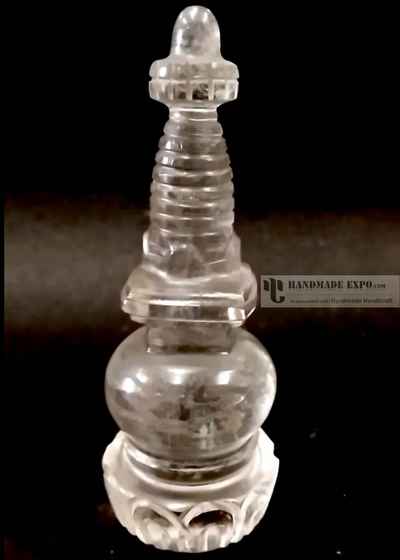 Clear Crystal Stupa