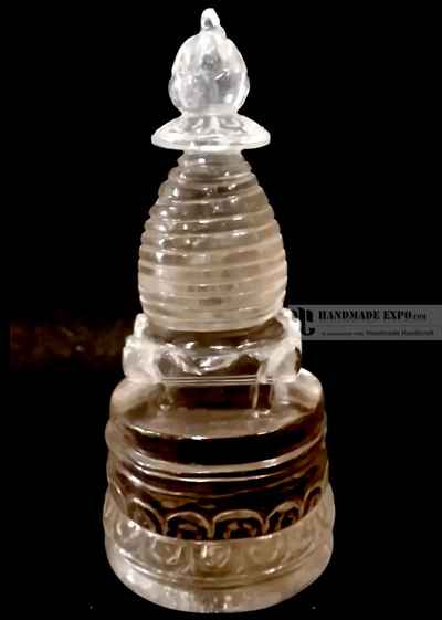 Clear Crystal Stupa