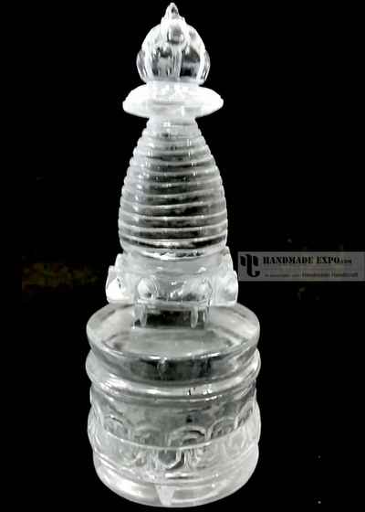 Clear Crystal Stupa