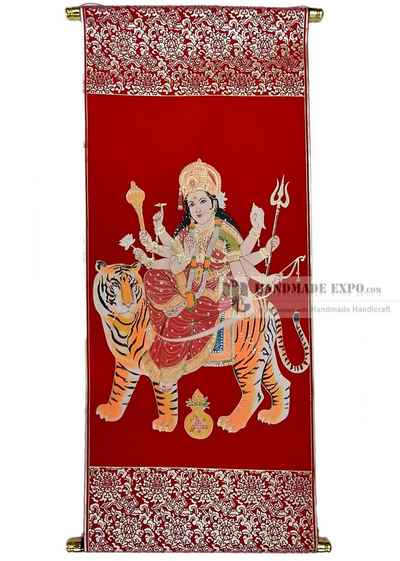 Durga Embossed Screen Print