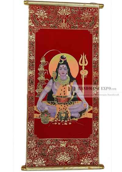 Shiva Embossed Screen Print