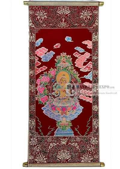 Vajrasattva Embossed Screen Print