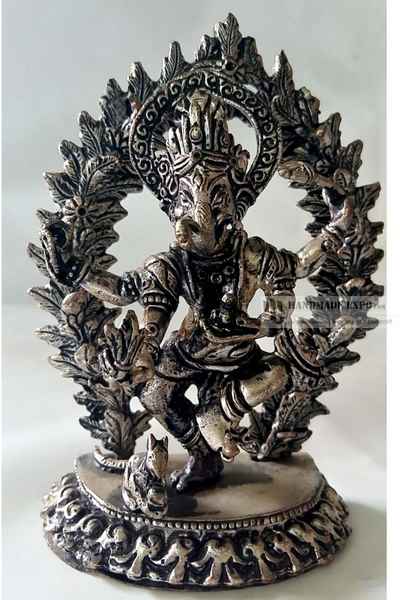 Ganesh Statue In [full Silver Plated]
