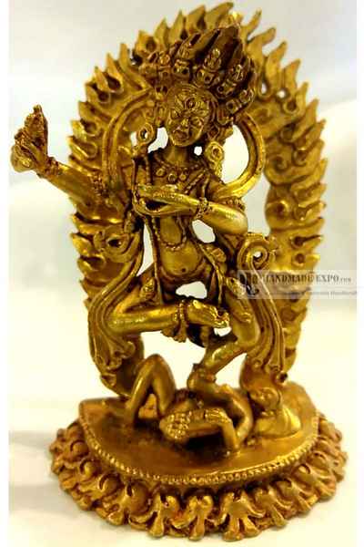 Vajravarahi - Dorje Phagmo Yogini Statue Full Gold Plated