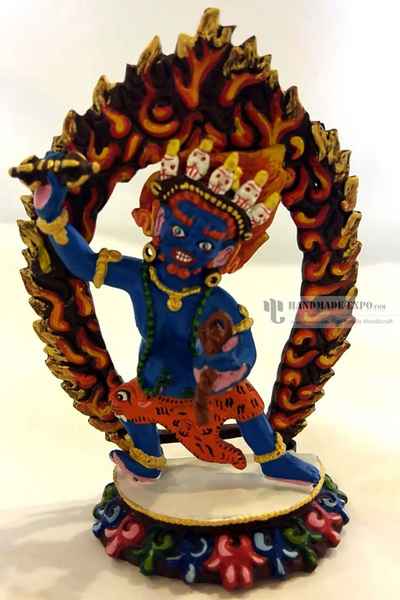 Vajrapani Statue In Traditional Color
