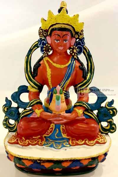 Aaparimita / Amitayus Aparimita Statue In Traditional Color, Chepame, Amitayus