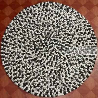Felt Rug / Carpet [stone Color]