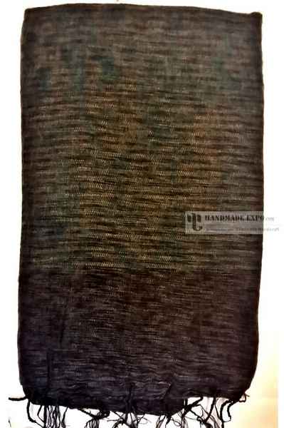 Yak Wool Shawl, Nepali Acrylic Hand Loom Shawl, Small Stripe