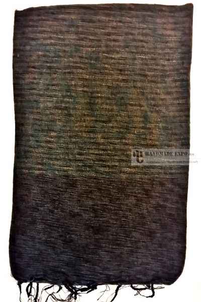 Yak Wool Shawl, Nepali Acrylic Hand Loom Shawl, Small Stripe