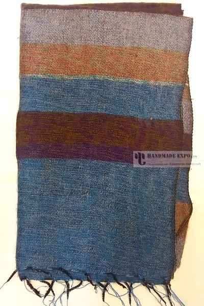 Yak Wool Shawl, Nepali Acrylic Hand Loom Shawl, Stool Size