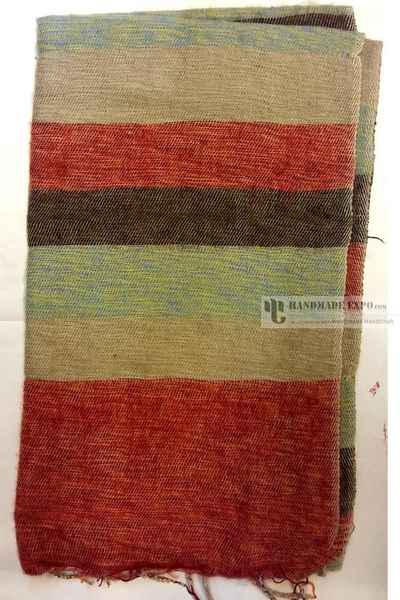 Yak Wool Shawl, Nepali Acrylic Hand Loom Shawl, Stool Size