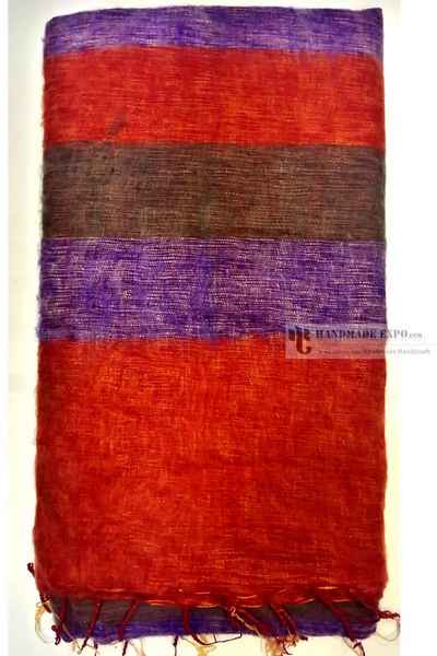 Yak Wool Shawl, Nepali Acrylic Hand Loom Shawl, Large Strip