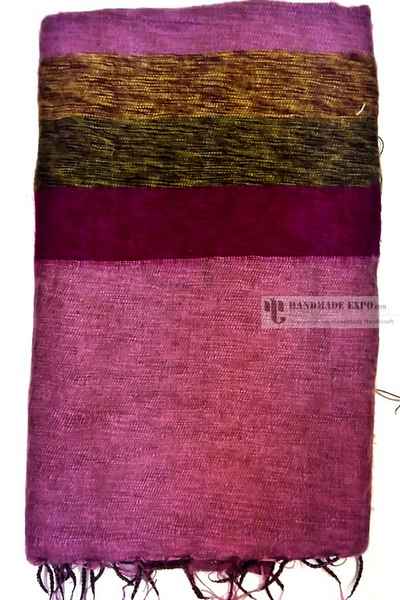 Yak Wool Shawl, Nepali Acrylic Hand Loom Shawl, Large Strip