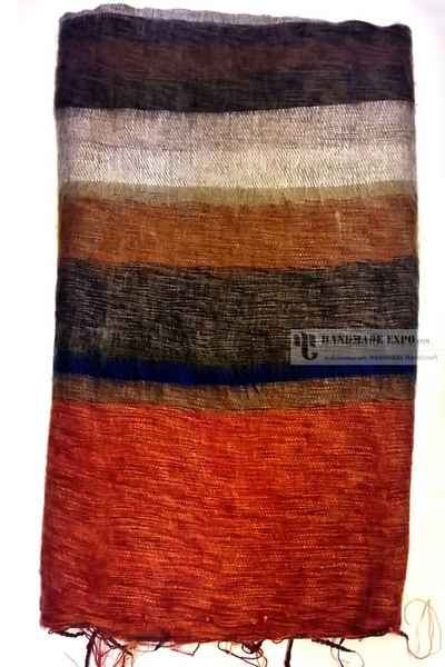 Yak Wool Shawl, Nepali Acrylic Hand Loom Shawl, Large Strip