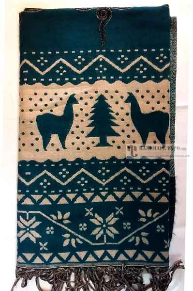 Dhaka Shawl, Multicolor Durable Acrylic Shawl With Various Patterns