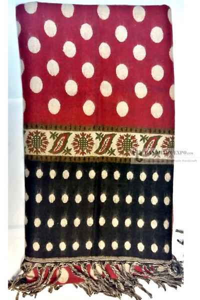 Dhaka Shawl, Multicolor Durable Acrylic Shawl With Various Patterns