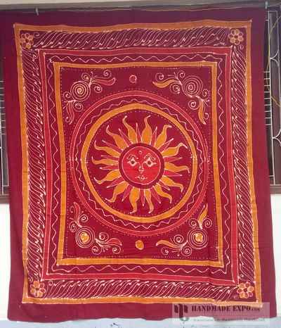 Sun Design Batik Bed Sheet