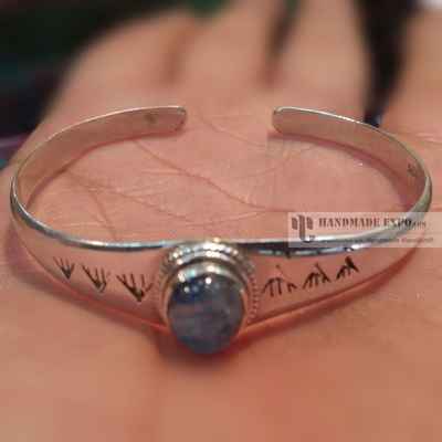 Moonstone Silver Bracelet