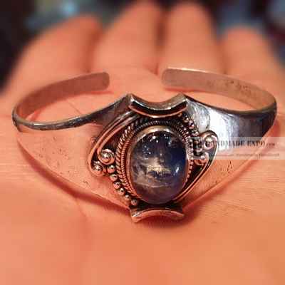 Moonstone Silver Bracelet