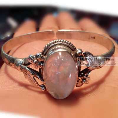 Moonstone Silver Bracelet