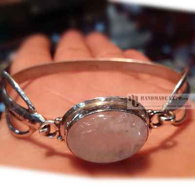 Moonstone Silver Bracelet