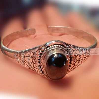 Onyx Silver Bracelet