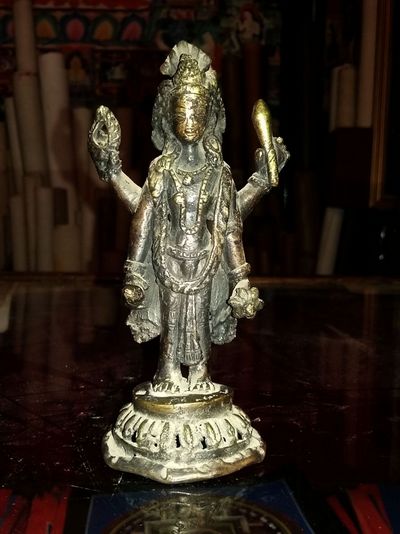 Brass Vishnu Statue 30 Years Plus