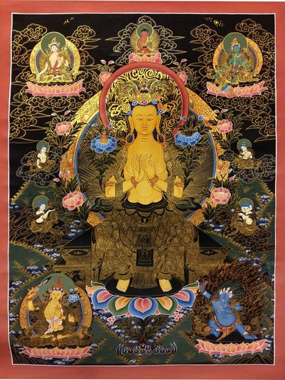 Maitreya Buddha Tibetan Thangka