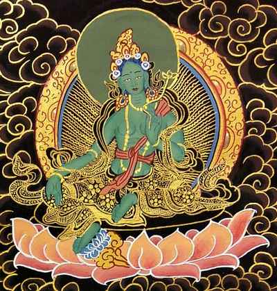 Maitreya Buddha Tibetan Thangka