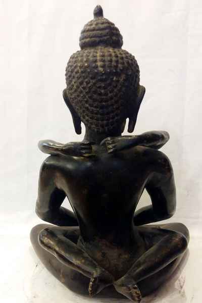 Samantabhadra Statue Antique Finishing