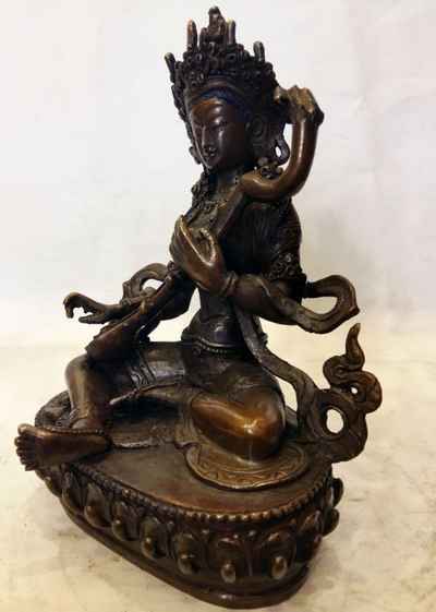 Saraswati Statue Oxidized