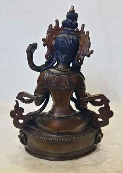 Saraswati Statue Oxidized