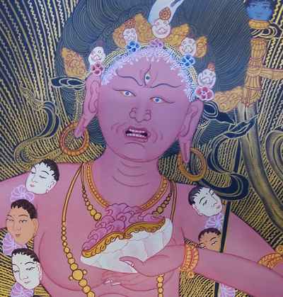 Vajravarahi - Dorje Phagmo Yogini Tibetan Thangka Painting
