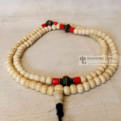 Yak Bone 108 Prayer Beads Mala
