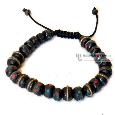 Designer Black Beads Bracelet