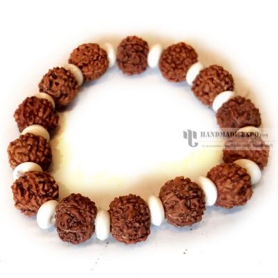 Rudhrasha Beads Bracelet- Elastic