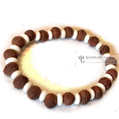 Rudhrasha Beads Bracelet- Elastic