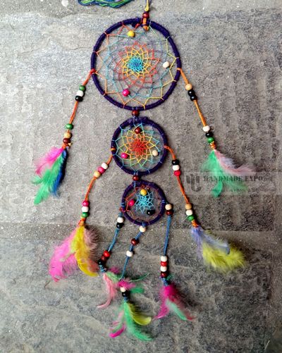 [triple Ring], Blue Color Dreamcatcher
