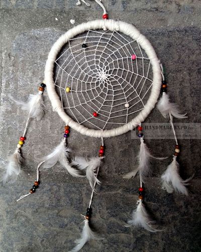 White Color Dreamcatcher, [single Ring]