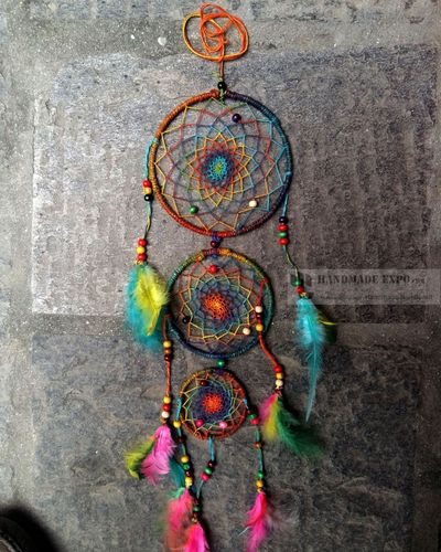 [triple Ring] Multi Color Dreamcatcher