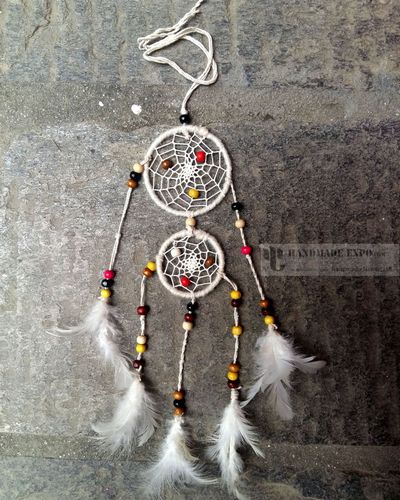 [double Ring] White Dreamcatcher
