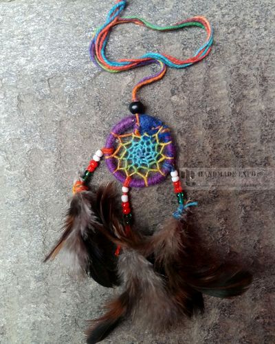Mix Color, Dreamcatcher [keyring] And [bag Accessories], [single Ring]