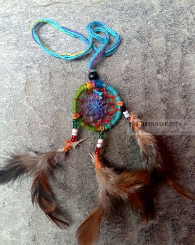Mix Color, Dreamcatcher [keyring] And [bag Accessories], [single Ring]