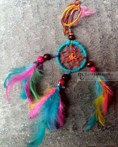 Turquoise, Dreamcatcher [keyring] And [bag Accessories], [single Ring]